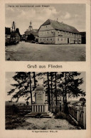 Flieden (6403) Gasthaus Zum Hasen Kriegerdenkmal 1914-1918 I-II (Ecken Gestaucht) - Otros & Sin Clasificación