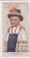 19 Hungary - Children Of All Nations 1924  - Ogdens  Cigarette Card - Original, Antique, Push Out - Ogden's