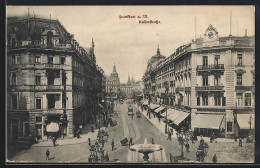 AK Frankfurt /Main, Kaiserstrasse, Strassenbahn  - Frankfurt A. Main