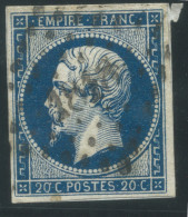 N°14 20c BLEU NAPOLEON / PC 1818 LYON - 1853-1860 Napoleon III