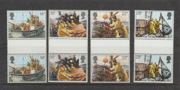 Great Britain 1981 Fishing Industry Gutterpairs MNH ** - Ongebruikt