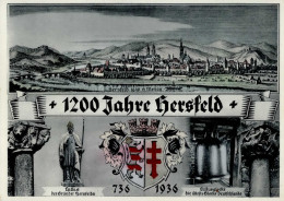 Bad Hersfeld (6430) 1200 Jahre Hersfeld 1936 I- - Autres & Non Classés
