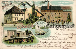 Seligenstadt (6453) Brauerei Zur Mainlust J. Appelmann 1897 I-II (fleckig) - Other & Unclassified