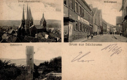 Gelnhausen (6460) Röthergasse Marienkirche 1913 I- - Altri & Non Classificati
