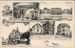 Bad Salzhausen (6478) Hotel Kronprinz Hotel Weil Gasthaus Zur Germania 1911 I- - Other & Unclassified