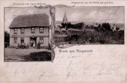 Riegenroth (6540) Gasthaus Jacob Schmitt 1905 II (Stauchungen) - Altri & Non Classificati