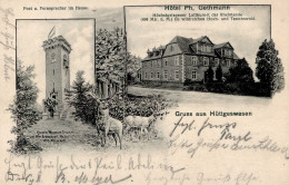 Hüttgeswasen (6580) Hotel Gethmann Kaiser Wilhelm-Turm 1905 I-II - Andere & Zonder Classificatie
