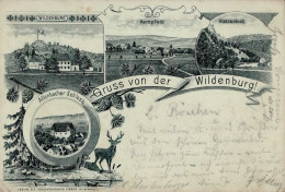 Wildenburg (6581) Allenbacher Schloss 1898 II (kleine Stauchungen) - Andere & Zonder Classificatie