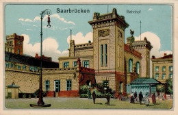Saarbrücken (6600) Bahnhof I-II (fleckig) - Other & Unclassified