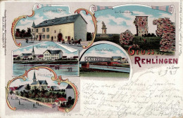 Rehlingen-Siersburg (6639) Gasthaus Marx Schule 1898 I-II - Sonstige & Ohne Zuordnung