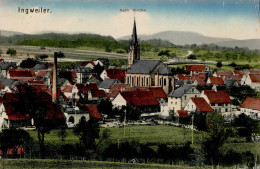 Ingweiler (6650) Kath. Kirche Ortsansicht 1918 I-II - Other & Unclassified