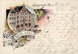 Ludwigshafen (6700) Bayer Hiesl 1898 I-II (Ecken Abgestossen) - Other & Unclassified