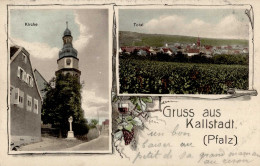 Kallstadt (6701) Kirche Totalansicht I-II - Sonstige & Ohne Zuordnung