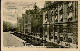 Ludwigshafen (6700) Töchterschule Filialbank Bismarckstrasse Litfaßsäule 1915 I-II - Ludwigshafen