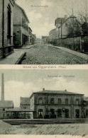 Oggersheim (6700) Bahnhofstrasse Bahnhof 1911 II (Stauchungen) - Sonstige & Ohne Zuordnung