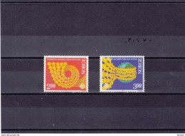 NORVEGE 1983 Année Mondiale Des Communications Yvert 843-844, Michel 887-888 NEUF** MNH Cote 3 Euros - Unused Stamps