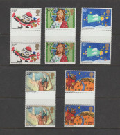 Great Britain 1981 Christmas Gutterpairs MNH ** - Unused Stamps