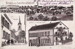 Lautersheim (6719) Gasthaus Heinrich 1909 I-II - Other & Unclassified