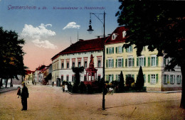 Germersheim (6728) Kommandantur Hauptstrasse 1917 I-II - Other & Unclassified