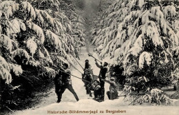 Bad Bergzabern (6748) Winter-Karte Historische Böhämmerjagd I - Autres & Non Classés