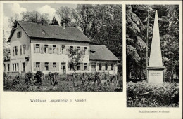 Kandel (6744) Gasthaus Zum Waldhaus Langenberg Maximiliansdenkmal I - Sonstige & Ohne Zuordnung