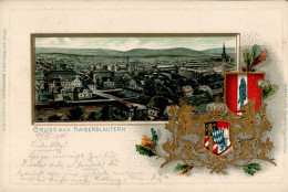Kaiserslautern (6750) Präge-Karte 1901 I- - Autres & Non Classés