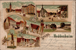 Heddesheim (6805) Litho 1899 I-II - Altri & Non Classificati