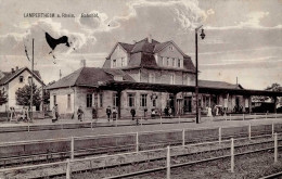 Lampertheim (6840) Bahnhof 1915 I- - Other & Unclassified