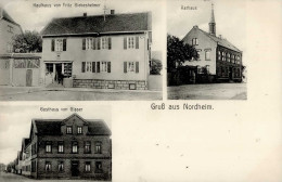 Nordheim (6843) Handlung Biebesheimer Rathaus Gasthaus Glaser I - Other & Unclassified