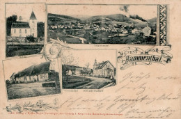 Bammental (6919) Kirche Schule Handlung Kauflade 1900 I-II (fleckig) - Sonstige & Ohne Zuordnung