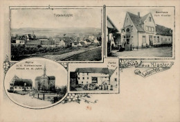 Lobenfeld (6921) Gasthaus Zum Kloster Klosterkirche XI. Jahrh. 1921 I-II - Autres & Non Classés
