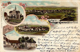 Lobenfeld (6921) Klosterkirche Gasthaus Zum Kloster 1899 I-II - Altri & Non Classificati