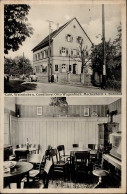 Meckesheim (6922) Cafe Weinstube Otto Wagenbach II (VS Abschürfungen, Ecken Getaucht, Fleckig) - Altri & Non Classificati