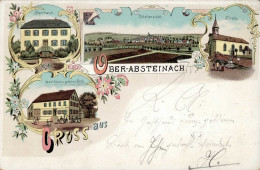 Ober-Abtsteinach (6941) Gasthaus Zum Goldenen Bock 1899 I-II - Autres & Non Classés