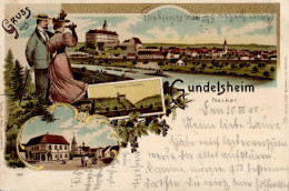 Gundelsheim (6953) Schloss Gutenberg Schlossstrasse 1900 I- - Altri & Non Classificati