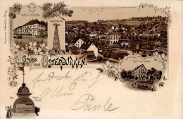 Osterburken (6960) Vorläufer 1896 Gasthaus Zum Karpfen Hotel Zur Krone I - Sonstige & Ohne Zuordnung