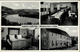 Dorfprozelten (6981) Werbe-Karte Gasthaus Zum Goldenen Fass I-II (keine AK-Einteilung) - Other & Unclassified