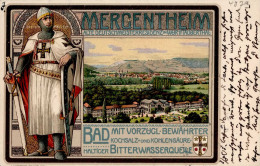 Bad Mergentheim (6990) Gasthaus Mergentheim 1903 I- - Bad Mergentheim