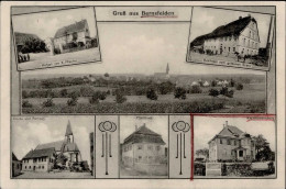 Bernsfelden (6991) Rathaus Kleinkinderschule Gasthaus Zum Goldenen Kreuz II (Stauchung) - Andere & Zonder Classificatie