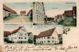 Oberrimbach (6993) Handlung Haag Gasthaus Zum Adler 1909 II (Stauchungen) - Altri & Non Classificati