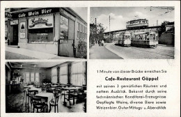 Degerloch (7000) Cafe Göppel Straßenbahn I-II (Ecke Gestaucht) - Otros & Sin Clasificación