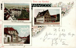 Korntal (7015) Töchterinstitut Knabeninstitut 1903 II (Bugspur) - Other & Unclassified