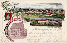 Plieningen (7000) Buchdruckerei F.R. Find Akademie Hohenheim 1899 I- - Stuttgart