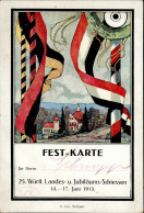 Stuttgart (7000) 25. Württembergisches Landes- Und Jubiläumsschießen 14. Bis 17. Juni 1913 I (kleine AK-Einteilung) - Stuttgart