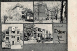 Stuttgart (7000) Spital Krankenhaus Weimar 1918 I-II (fleckig) - Stuttgart