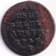 Austrian Netherlands KM-1 1 Liard 1745 - 1714-1794 Oostenrijkse Nederlanden