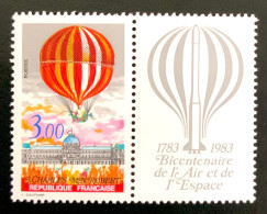 1983 FRANCE N 2262 J. CHARLES M.N ROBERT - BICENTENAIRE DE L’AIR ET DE L’ESPACE - NEUF** - Unused Stamps