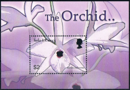 Bloc Sheet Fleurs Orchidées Flowers Orchids  Neuf  MNH **  Turks & Caicos 2003 - Orchideeën
