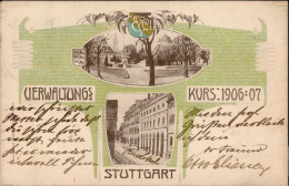 Stuttgart (7000) Verwaltungskurs 1906 - 1907 I- - Stuttgart