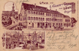 Stuttgart Degerloch (7000) Gasthaus Zum Löwen 1901 II (leichte Stauchung) - Stuttgart